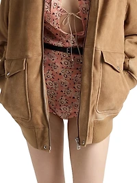 Floral Print Georgette Briefs