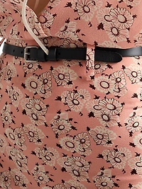 Floral Print Georgette Briefs