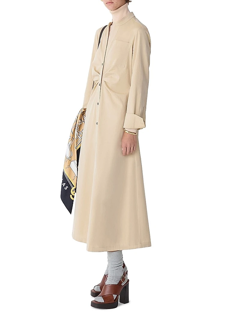 Genny Long Sleeve Shirtdress