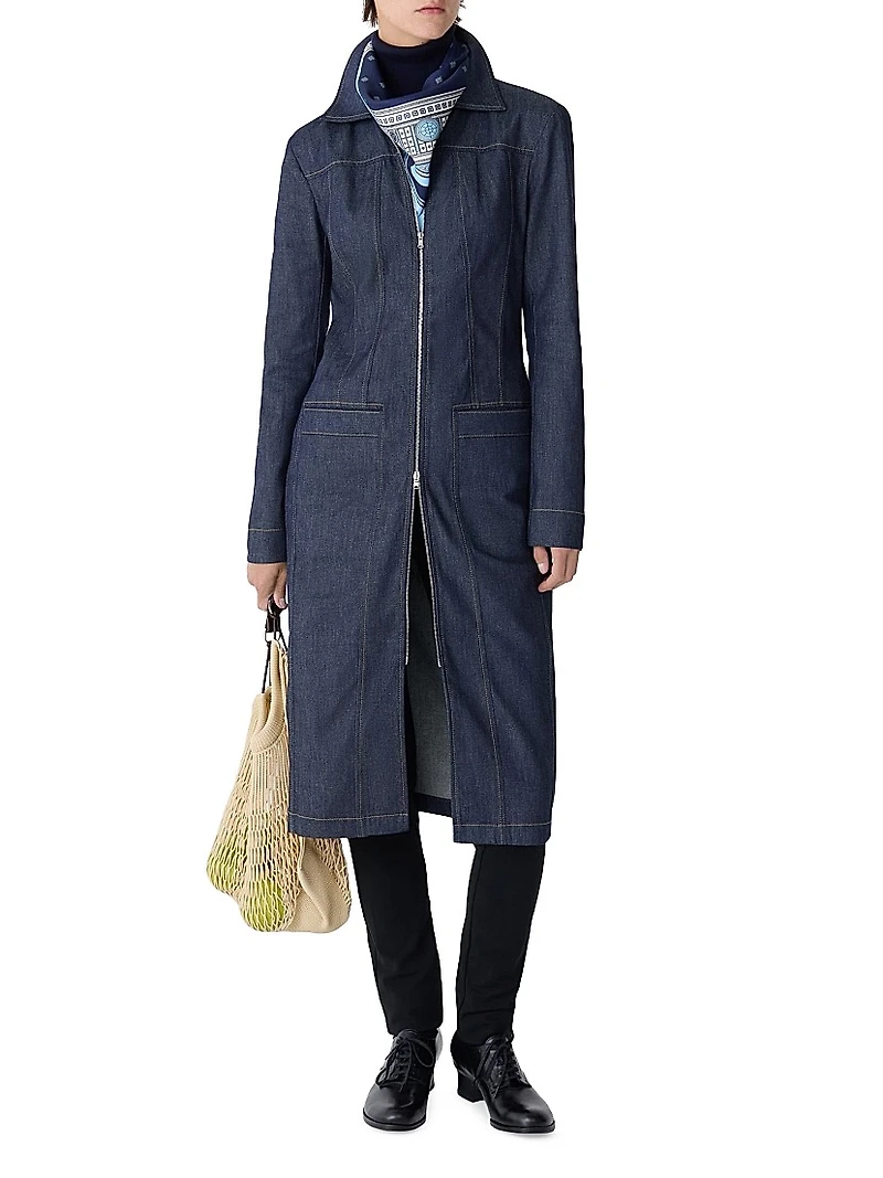 Riia Long Jean Jacket