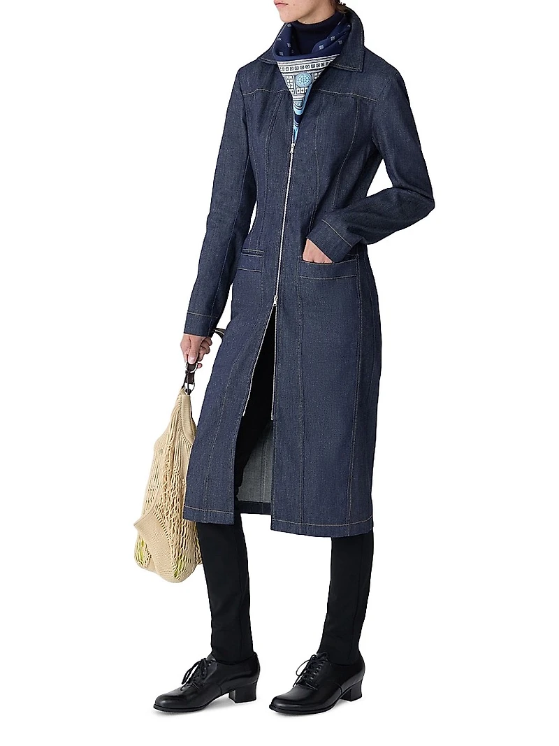 Riia Long Jean Jacket