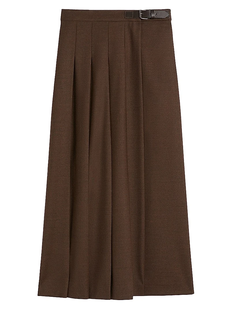 Wool Wrap Skirt