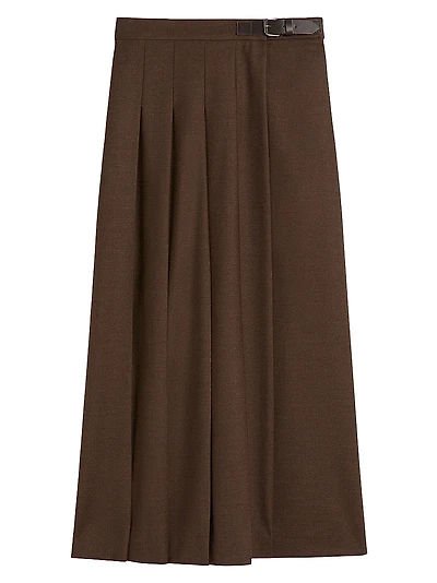 Wool Wrap Skirt