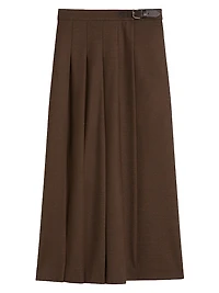 Wool Wrap Skirt