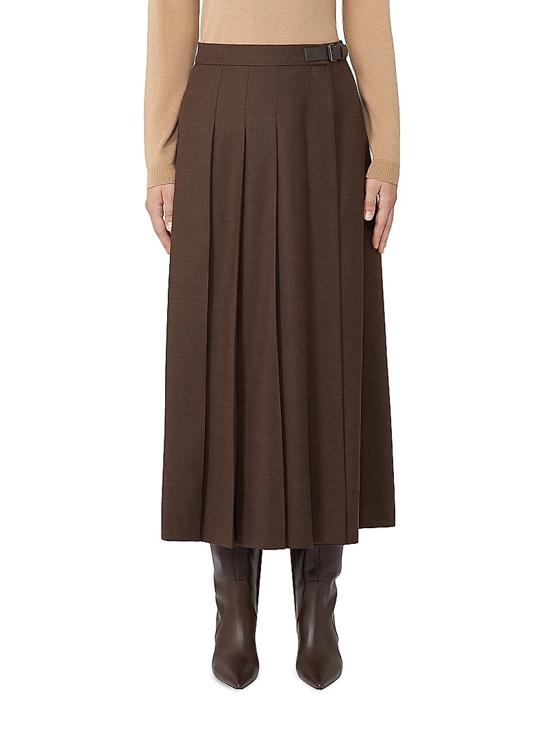 Wool Wrap Skirt