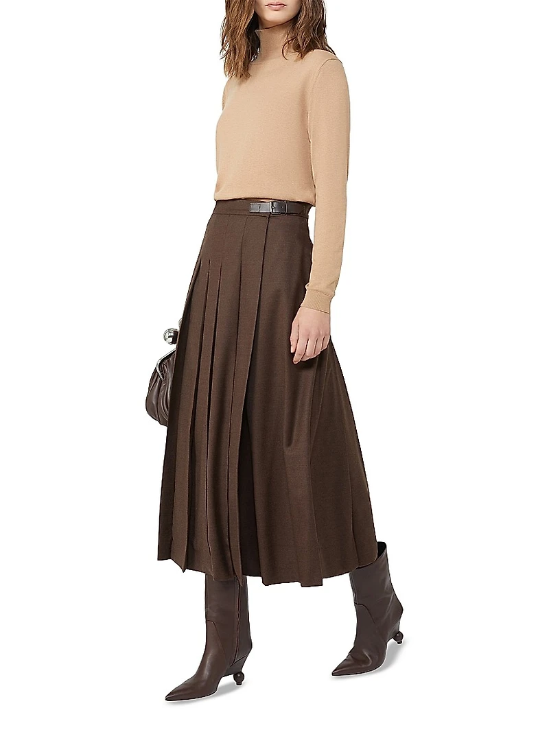 Wool Wrap Skirt