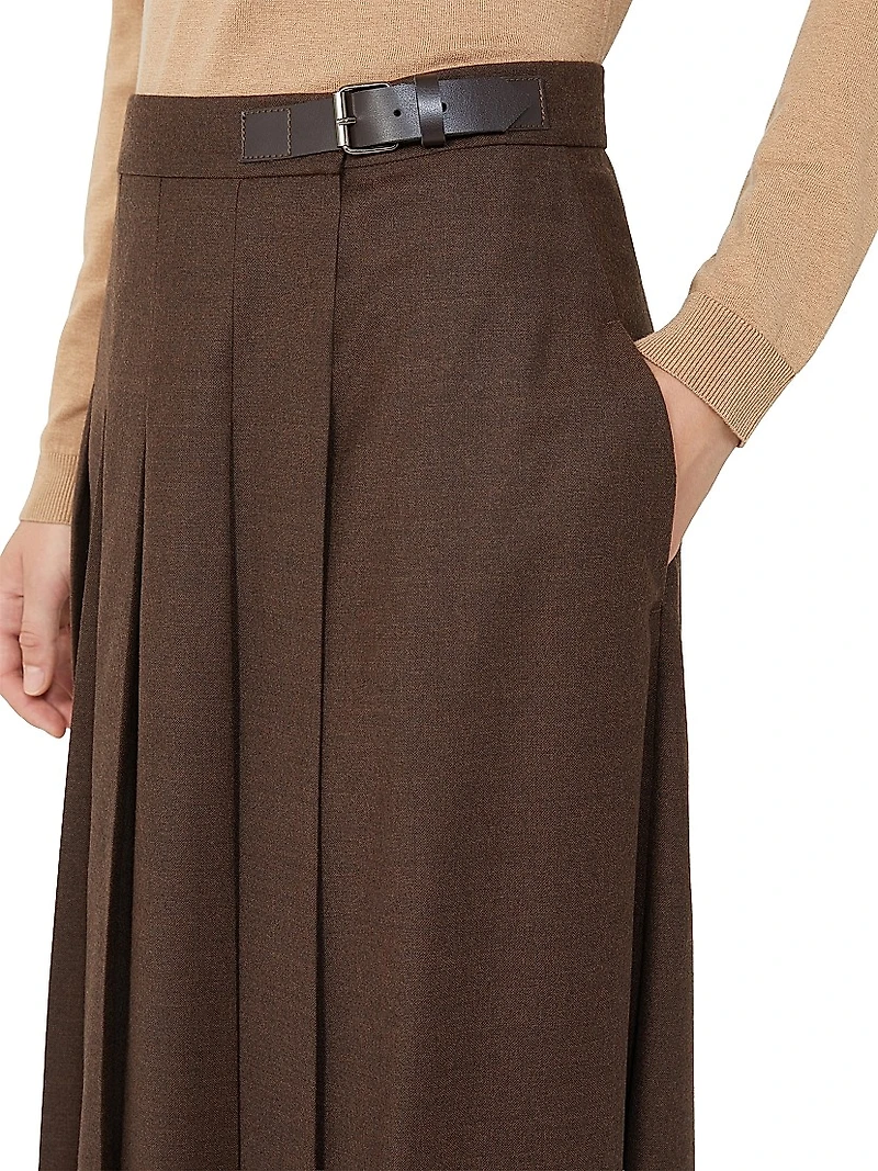 Wool Wrap Skirt