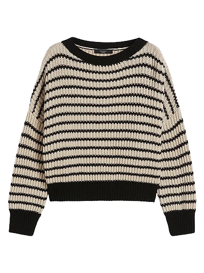 Cropped Wool Knit Jumper