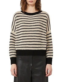 Cropped Wool Knit Jumper