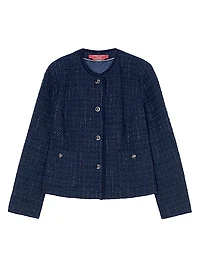 Yarn Dyed Knit Jacket