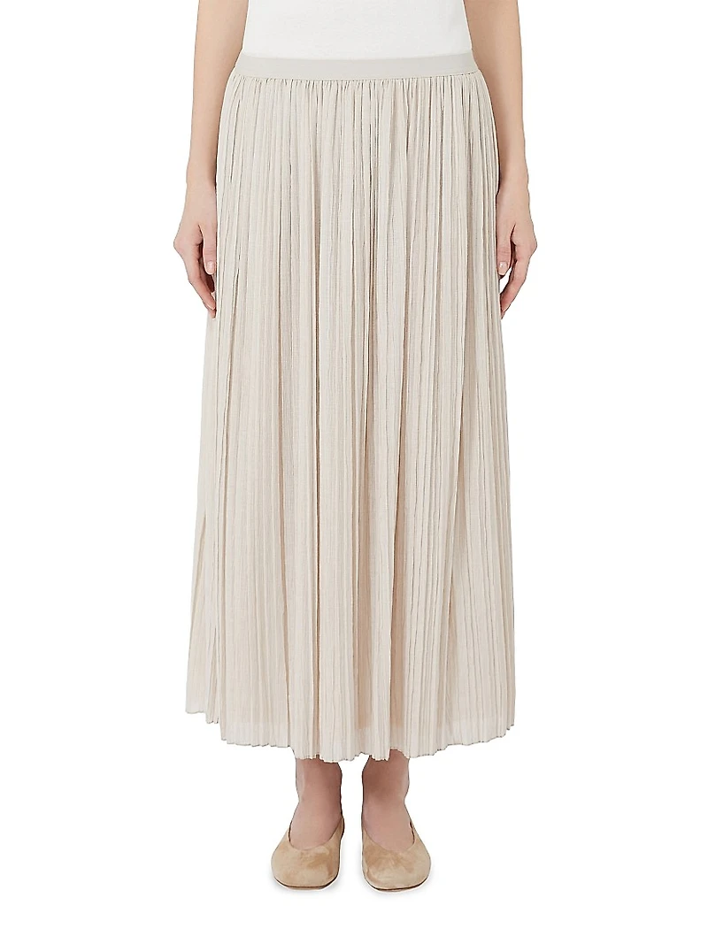 Crepon Jersey Skirt