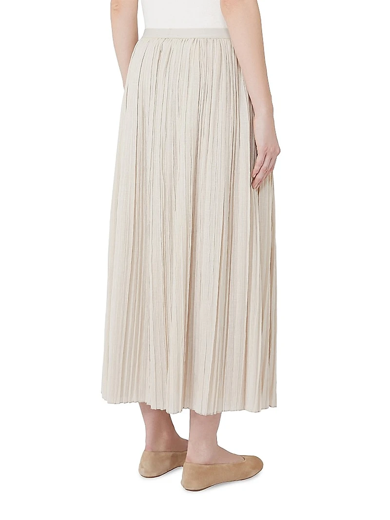 Crepon Jersey Skirt