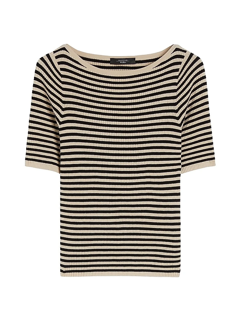 Slim Fit Stretch Viscose T-Shirt