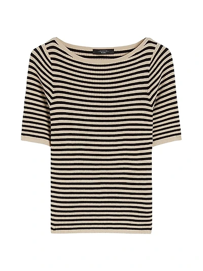 Slim Fit Stretch Viscose T-Shirt