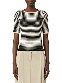 Slim Fit Stretch Viscose T-Shirt
