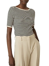 Slim Fit Stretch Viscose T-Shirt