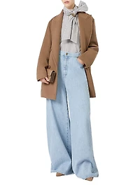 Wool and Cashmere Cloth Heavy Coat