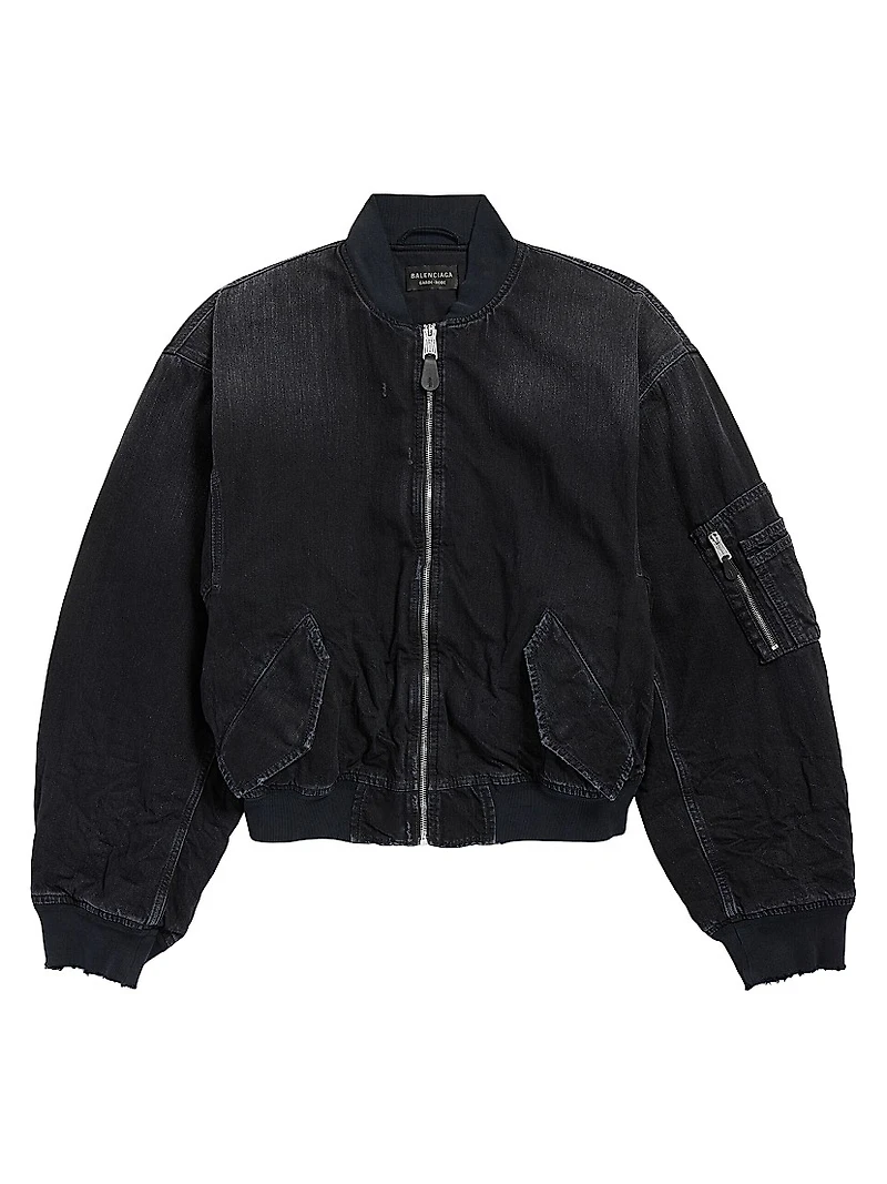 Standard Denim Bomber Jacket