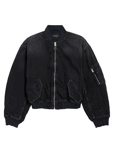 Standard Denim Bomber Jacket
