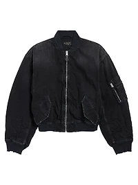 Standard Denim Bomber Jacket