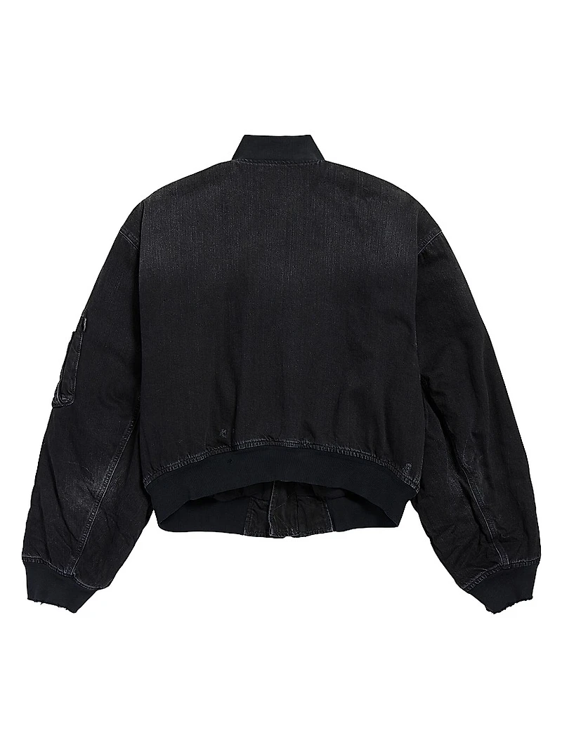 Standard Denim Bomber Jacket
