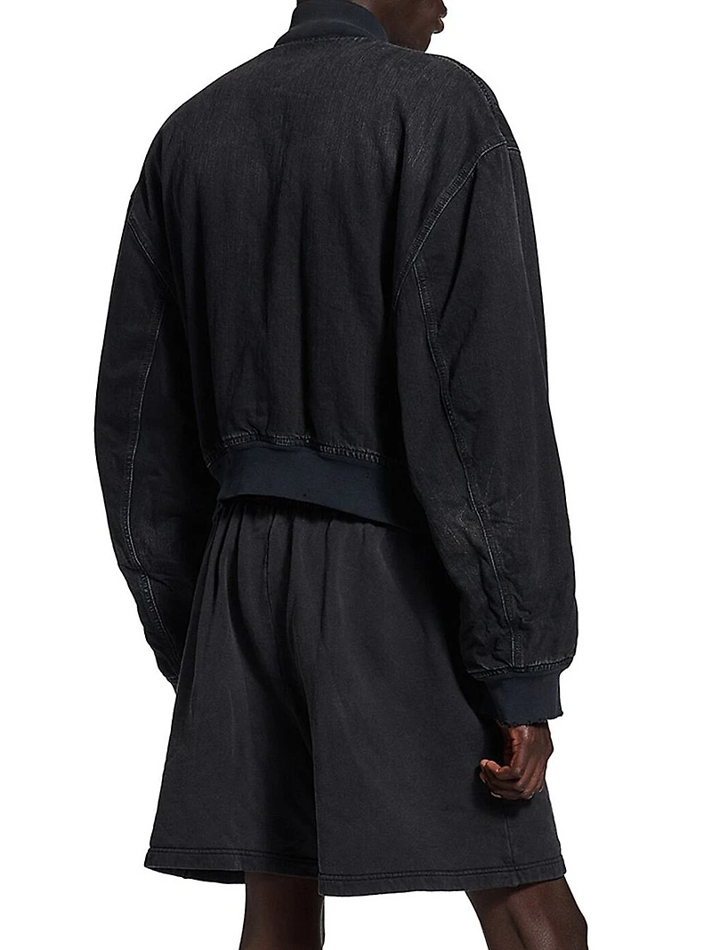 Standard Denim Bomber Jacket
