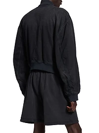Standard Denim Bomber Jacket