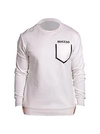 Solid Pocket Sweater