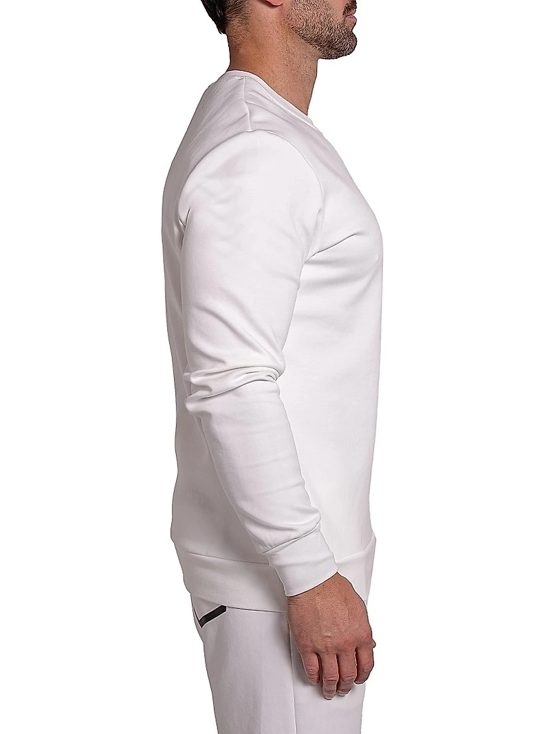 Solid Pocket Sweater