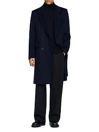 Double-Breasted Wool Coat
