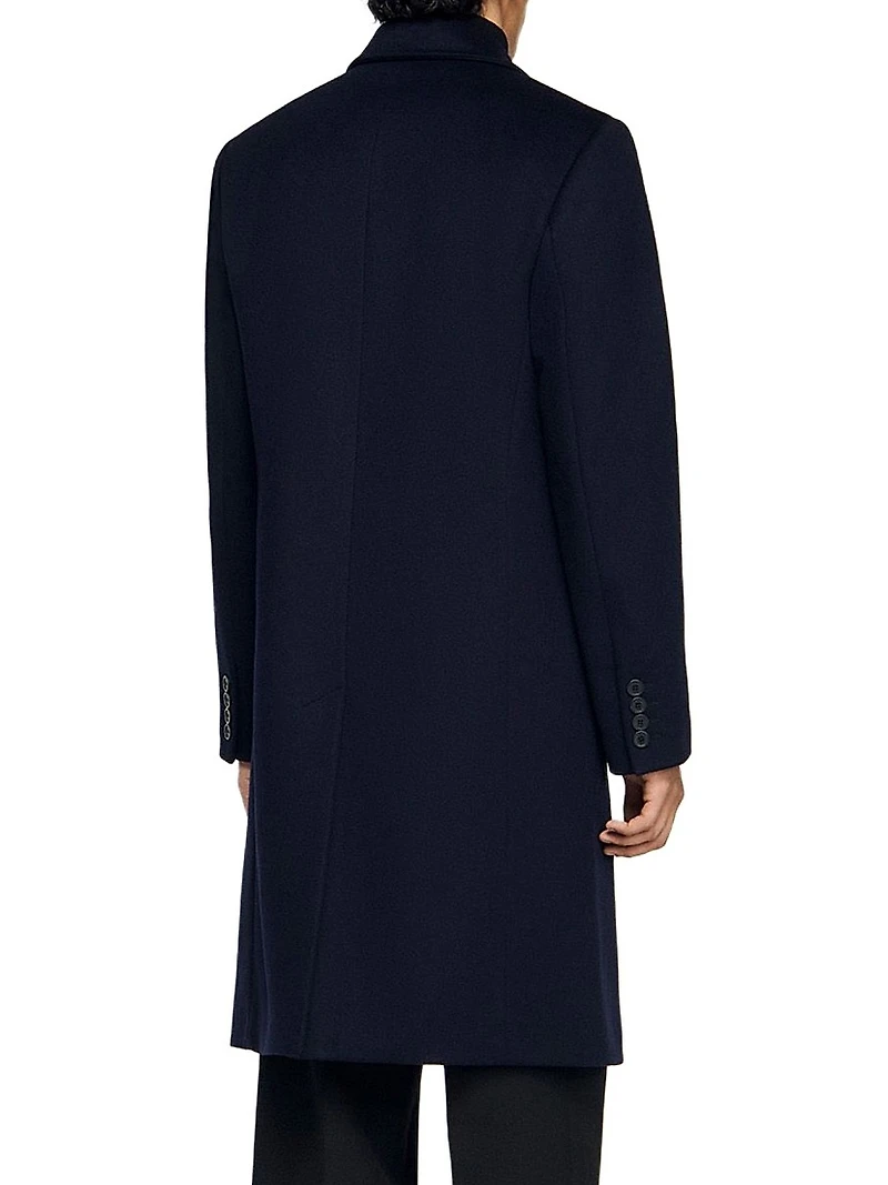 Double-Breasted Wool Coat