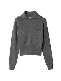 Cashmere Half-Zipper Sweater