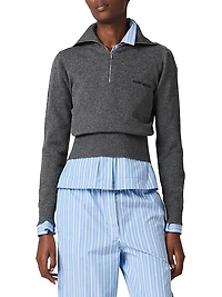 Cashmere Half-Zipper Sweater