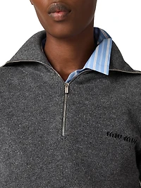 Cashmere Half-Zipper Sweater