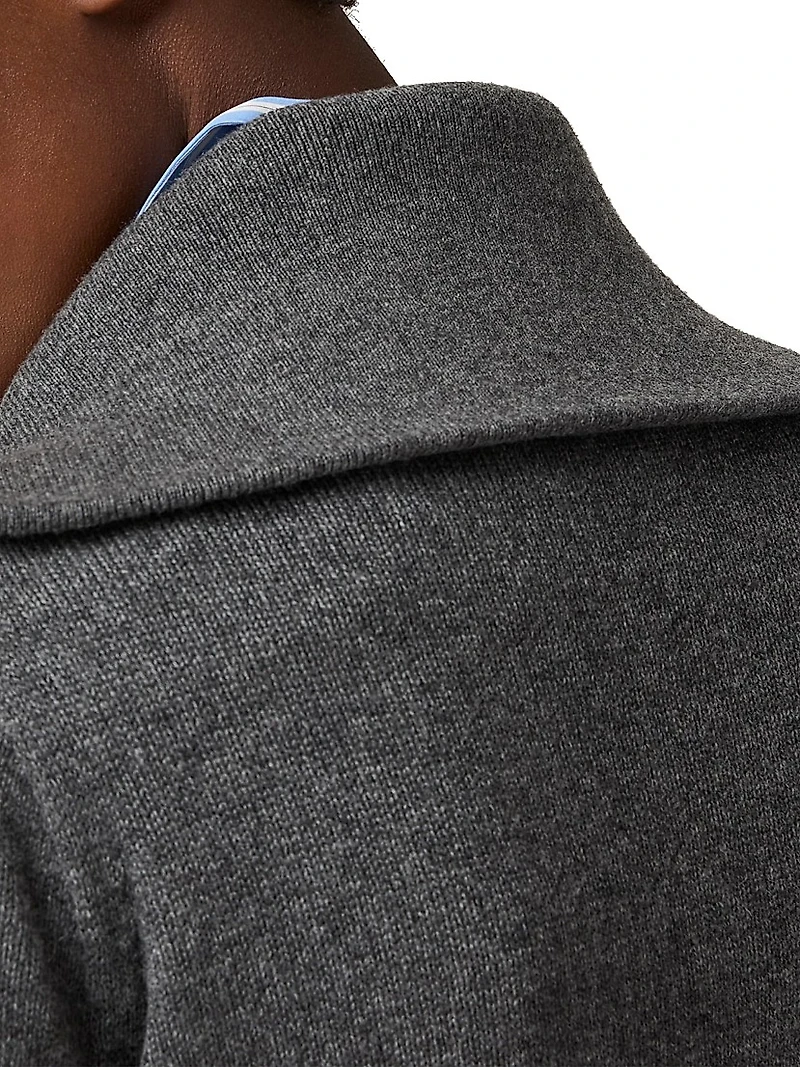 Cashmere Half-Zipper Sweater