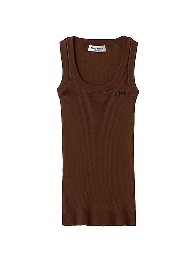 Cotton Knit Tank Top