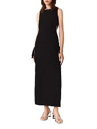 Jewel Collar Maxi Dress