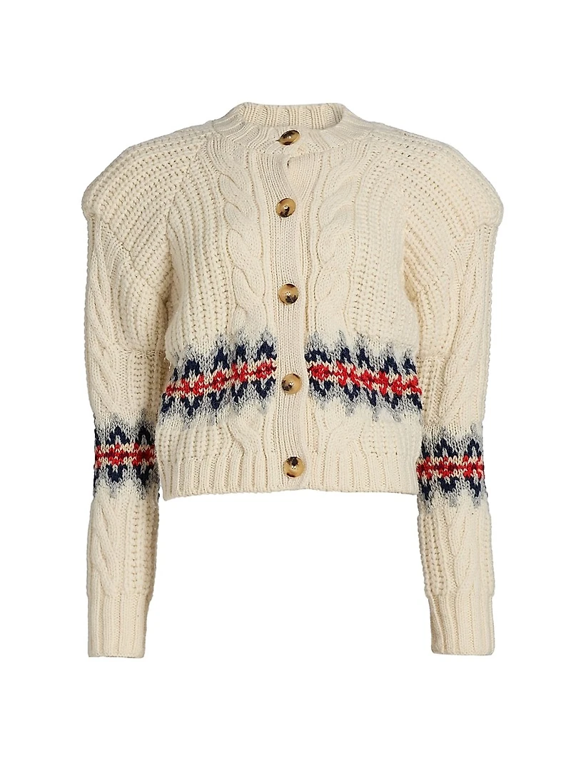 Garik FairIsle Button Up Sweater
