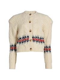 Garik FairIsle Button Up Sweater