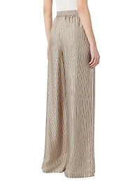 Wide Fit Printed Silk Trousers
