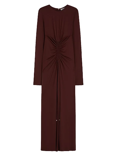 Stretch Jersey Long Dress