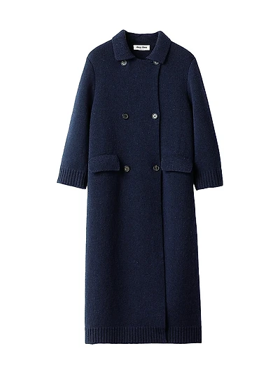 Shetland Wool Cardigan Coat