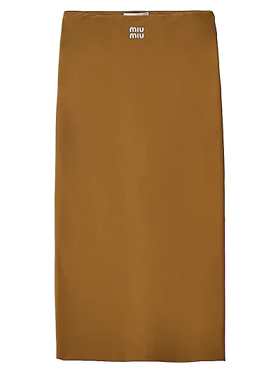 Stretch Jersey Skirt