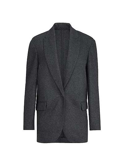 Cashmere Jersey Blazer with Monili