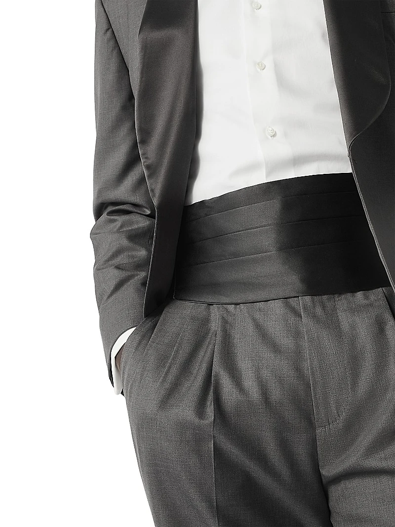 Cotton and Silk Satin Cummerbund