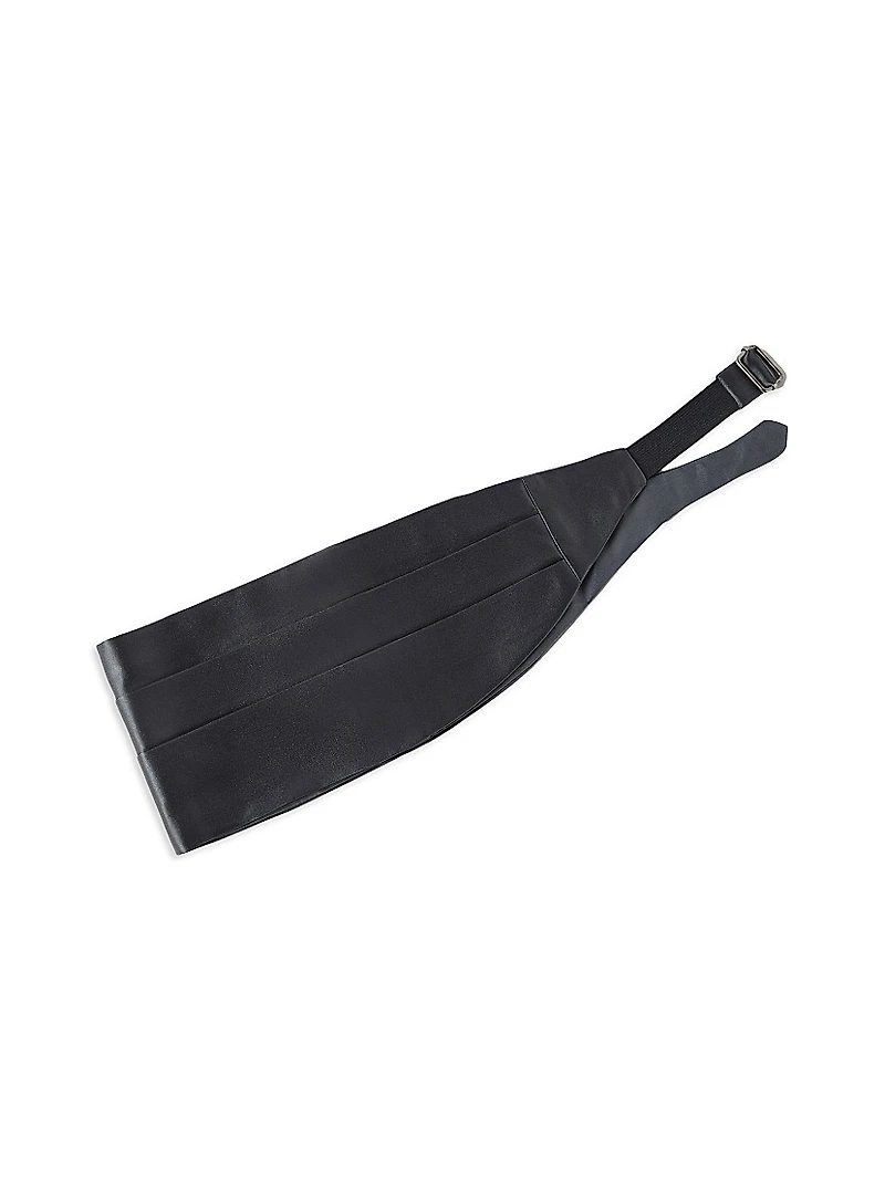 Cotton and Silk Satin Cummerbund