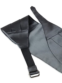 Cotton and Silk Satin Cummerbund