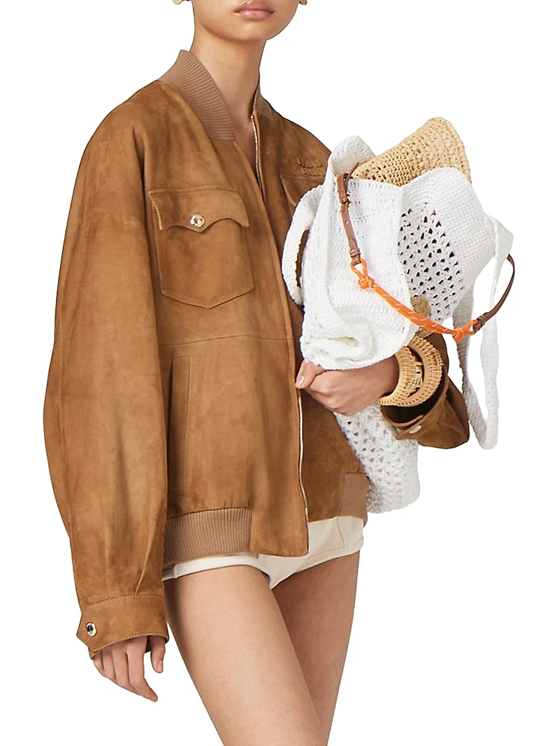 Suede Nappa Leather Jacket