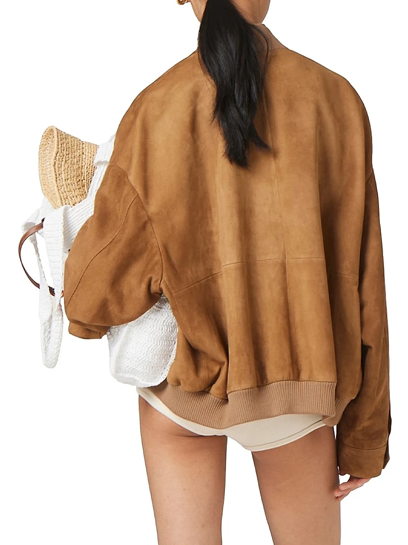 Suede Nappa Leather Jacket