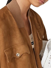 Suede Nappa Leather Jacket